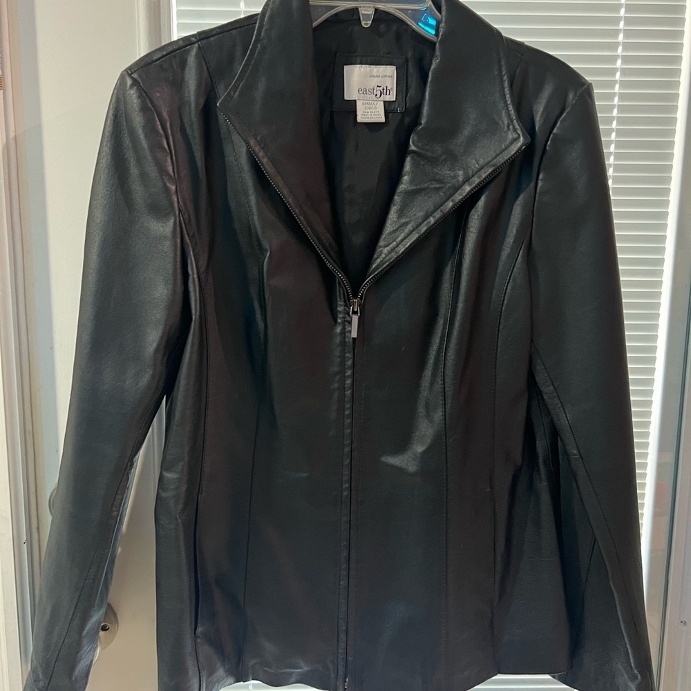 Women’s leather jacket, never worn but hanging around in the closet